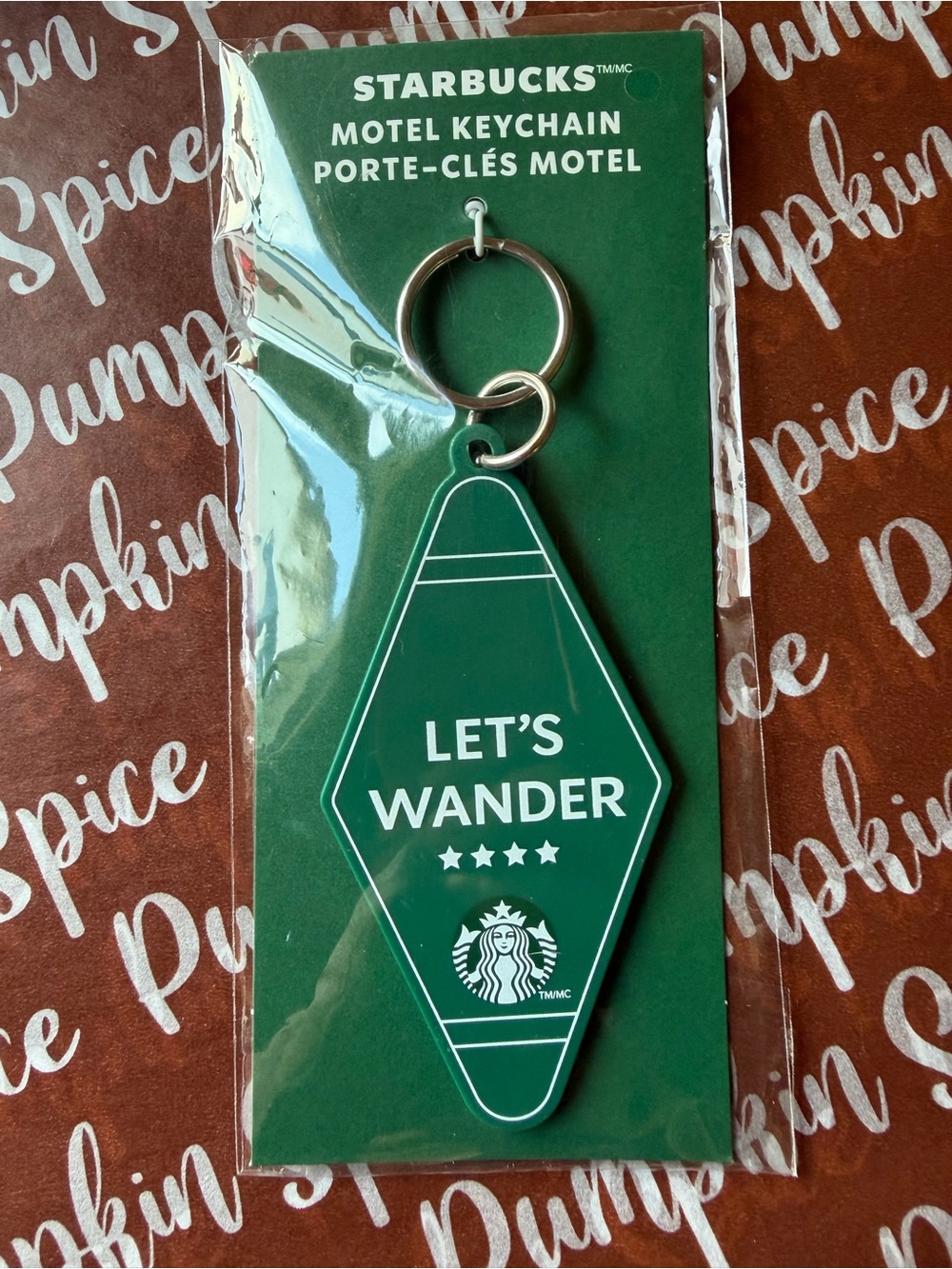 🔑☕️🔑STARBUCKS MOTEL KEYCHAIN 🔑☕️🔑 NWT 🔑☕️🔑